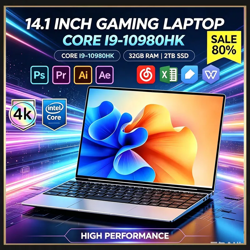 Ssd 2Tb - Ultradunne 14,1-inch laptop met Intel Core