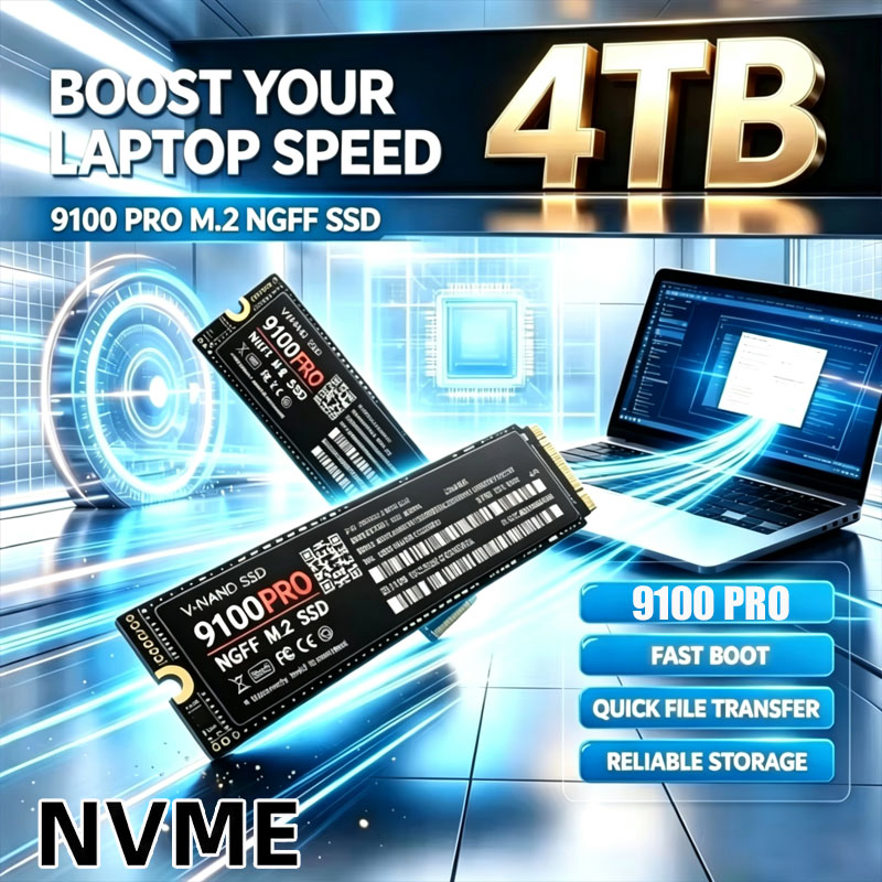 Ssd 500Gb - 9100PRO M.2 2280 interne SSD, draagbare