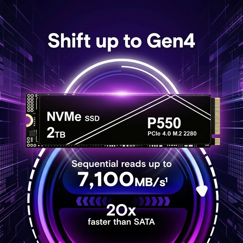 P550 500GB 1TB 2TB 4TB PCIe Ge - Ssd 500Gb recensie en prijs