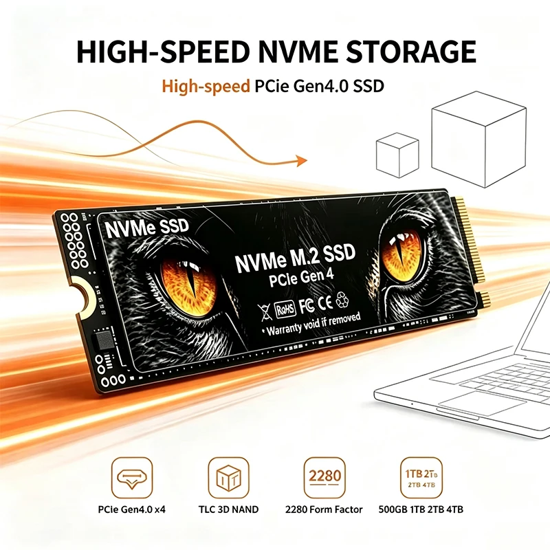Nieuwe M.2 2280 SSD NVMe SSD i - Ssd 500Gb recensie en prijs