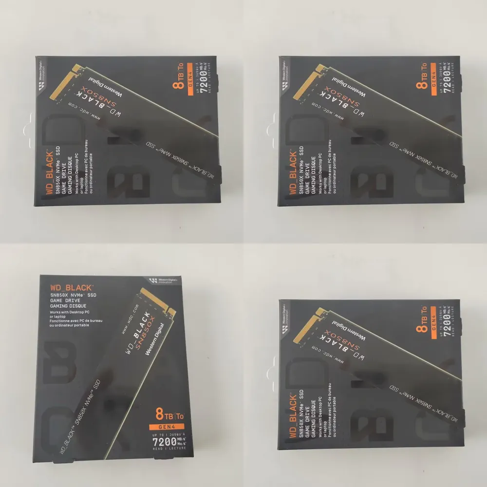 Nieuwe WD_BLACK SN850X 8TB NVM - Nvme Ssd recensie en prijs